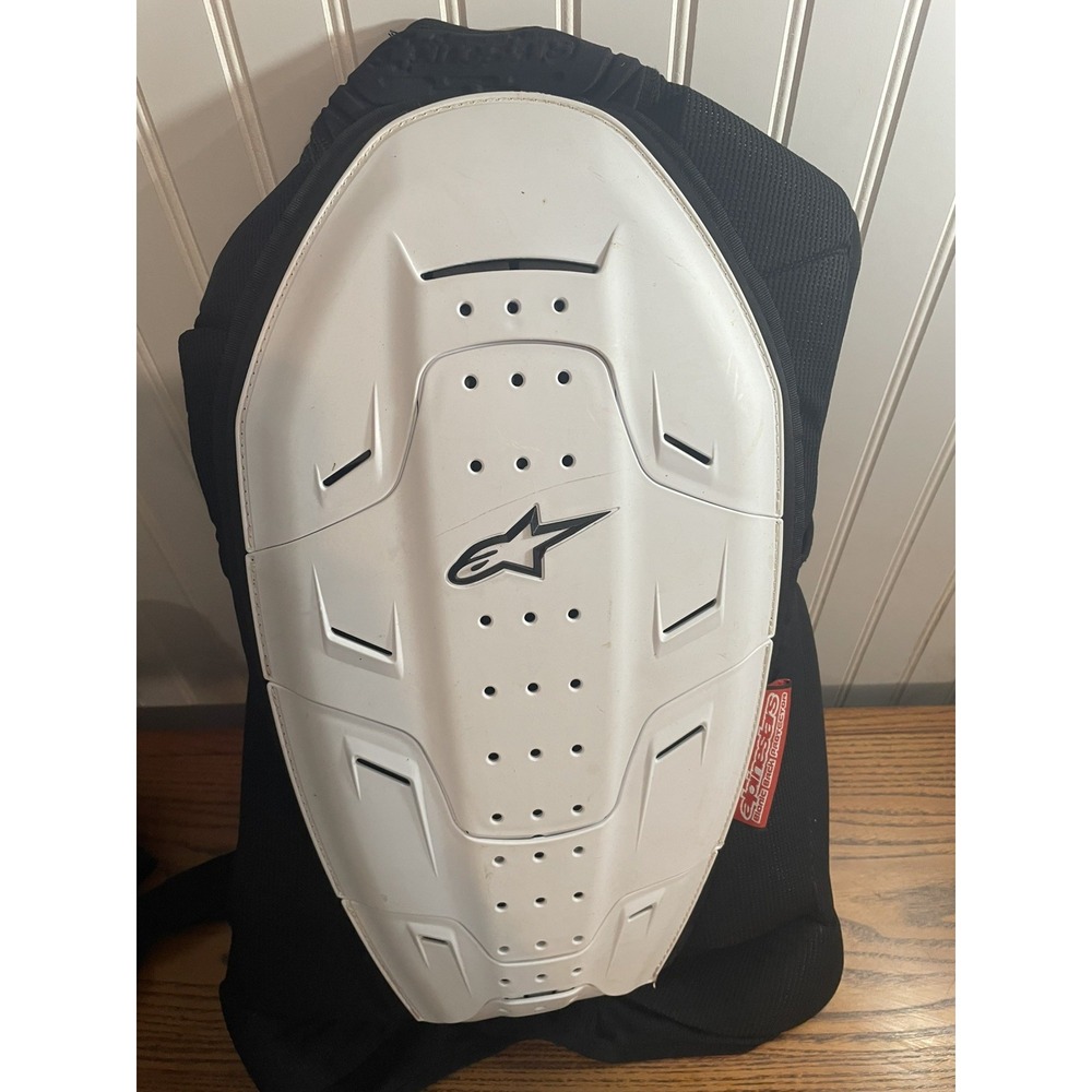 Alpinestars Track Vest 2 Size Large With Padded Back & Set Of Knee Protectors - Picture 2 of 9